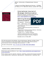 International Journal of Strategic Communication