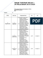 Program Tahunan Kelas 1