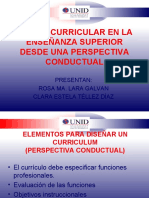 Diseño Curricular en La Enseñanza Superior Desde Una