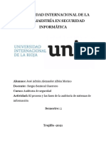 El Proceso y Las Fases de La Auditoría de Sistemas de Información