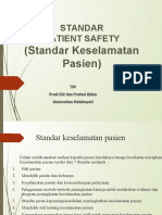 Standar Patient Safety