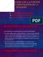 Unidad Orgánica de La Función Positiva y Especulativa