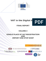 2022 07 29 EC VAT in The Digital Age Final Rep Vol 3 Single Place of VAT Registration