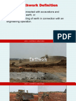 Earthworks Cut and Fill