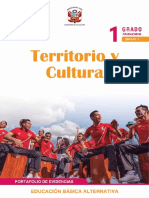 Territorio y Cultura Primer Grado. Ciclo Avanzado - Unidad 3. Portafolio de Evidencias