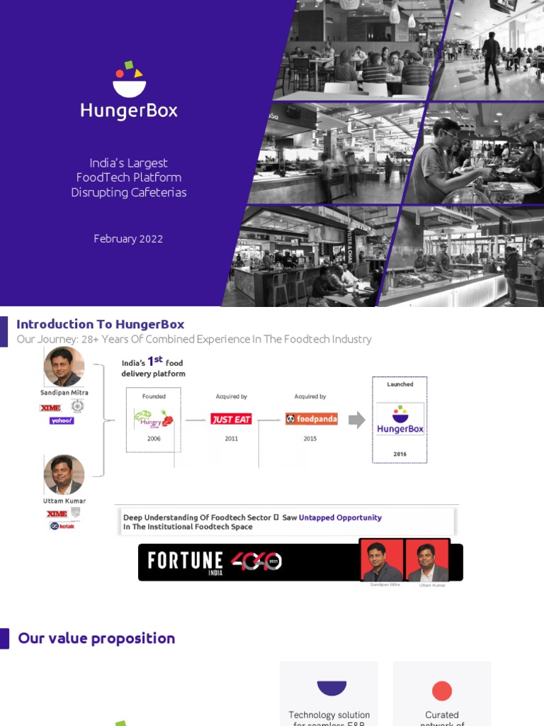 HungerBox: Revolutionizing Cafeteria Management | PDF | Mobile App ...