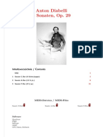 Diabelli 3 Sonaten Op 29