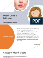 Mouth Ulcers Cold Sores PDF