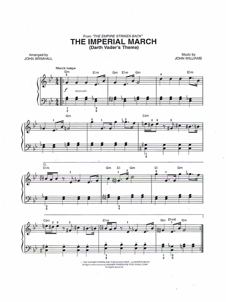 The Imperial March PDF