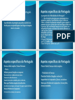 Especificidades Do Portugues VMP X 4
