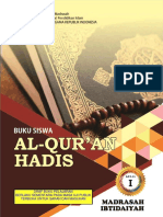 Al Quran Hadis MI 1 2019 Siswa ayomadrasah