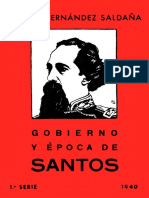 Gobierno Epoca Santos Fernandez Saldana