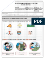 EVALUACIÒN COMUNICACIÓN (Diferenciado)