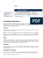 Semiología psiquiátrica: síntomas, signos y diagnóstico