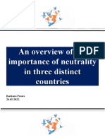 Barbara - Proics - An Overview of The Importance of Neutrality in Three Distinct Countries