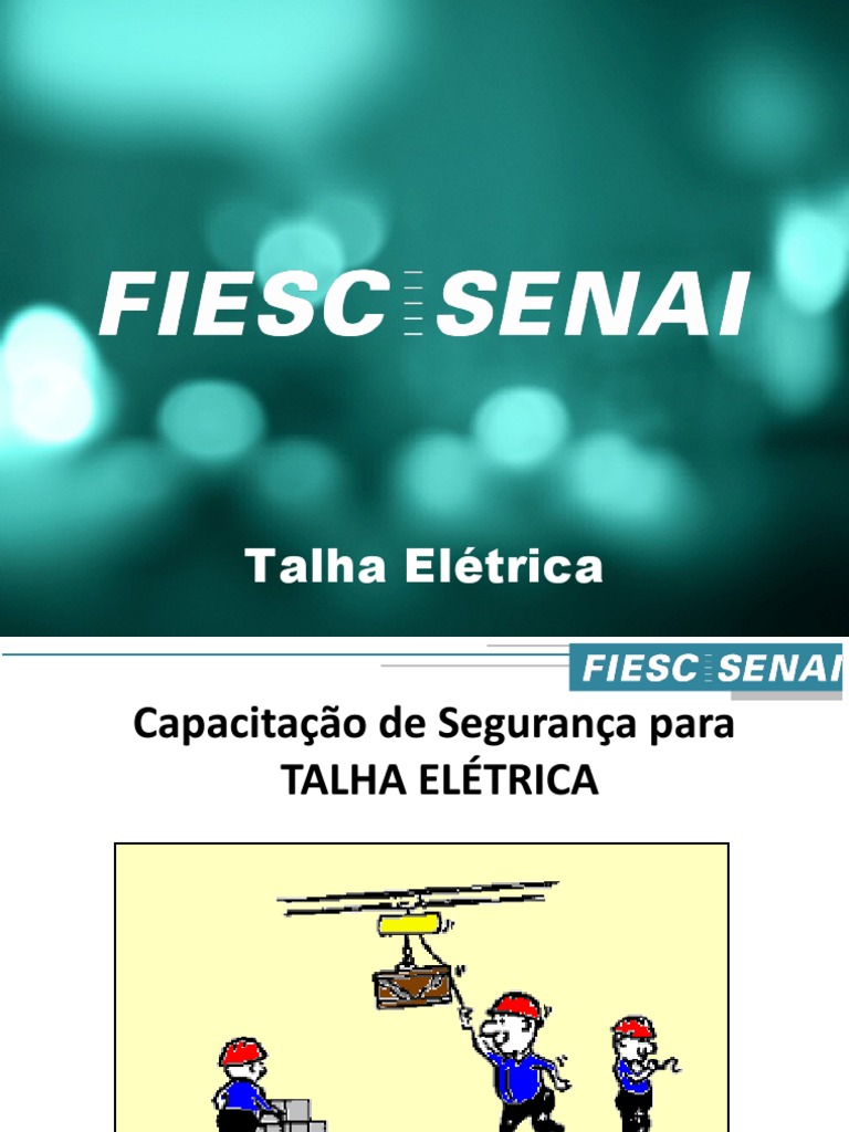 Capacitação em Talha Elétrica | PDF | Eletricidade | Aço