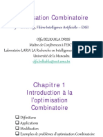 Chapitre 1 Introduction À Loptimisation Combinatoire