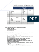 Laporan Laboratorium Periode 2 September - 8 September