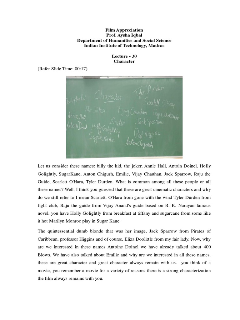 Character | PDF