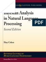 Cohen, Shay & Hirst, Graeme (2019) - Bayesian Analysis in Natural Language Processing