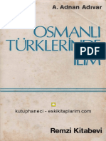 A. Adnan Adıvar - Osmanlı Türklerinde İlim