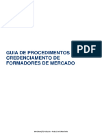 Guia de Procedimentos para o Credenciamento Dos Formadores de Mercado - Set2022
