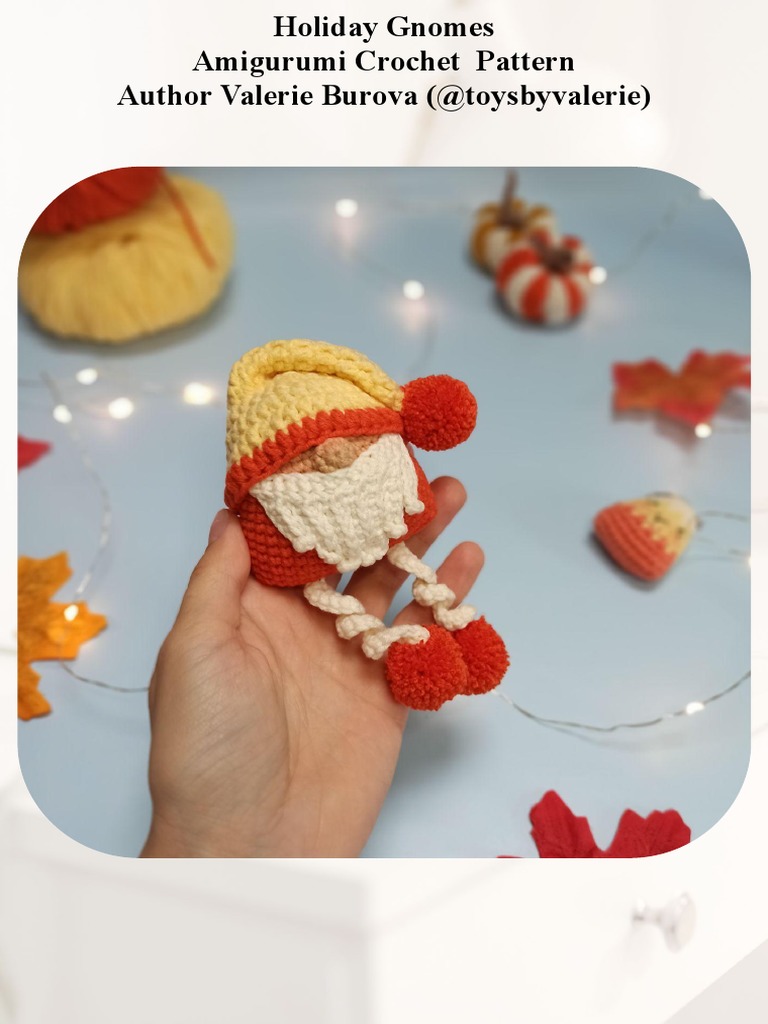 Holiday Gnomes Free Amigurumi Crochet Pattern PDF Crochet Figured