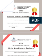 Diploma de Excelencia