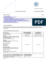 Ecolife ZF 6AP1400B - Especificaciones de Lubricantes