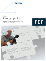 AOF Booklet How People Learn