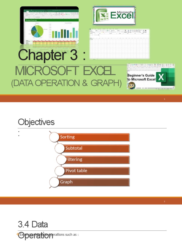 Chapter 3 - Excel Data Operation | PDF | Information Retrieval | Data