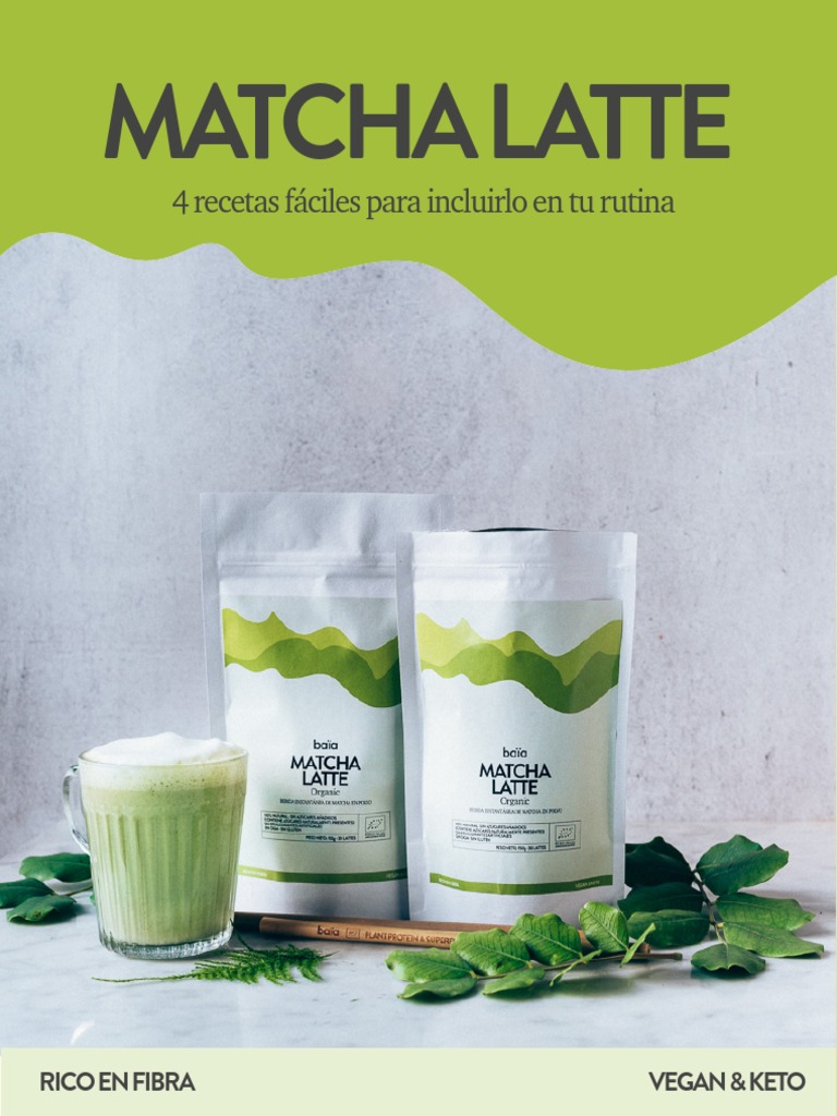 4 Recetas Fáciles con Matcha Latte | PDF | Té | Té verde