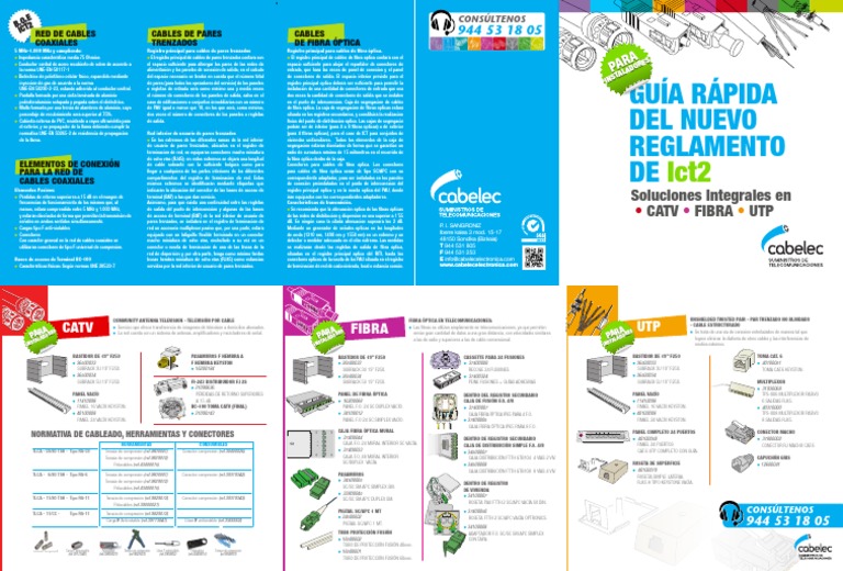 Cat Ict2 29 01 13 | PDF | Fibra óptica | Televisión por cable
