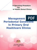 MOH Dental Clinic SOP for Managing Periodontal Conditions