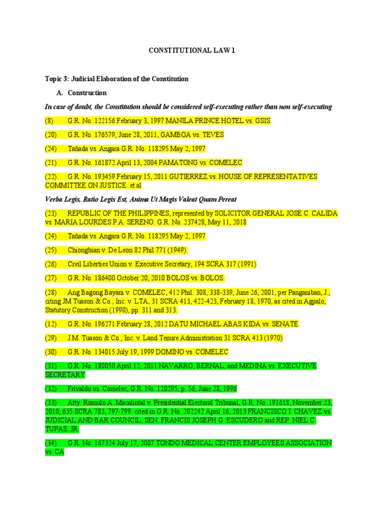 Case List | PDF | Public Law | Justice