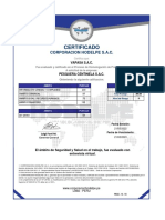 Grupo Romero - Certificado - Vapasa S.A.C.