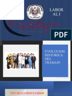 Laboral I. - Evolucion Historica Del Derecho Laboral en El Salvador