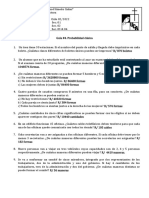 Guía #4. Conteo y Probabilidad