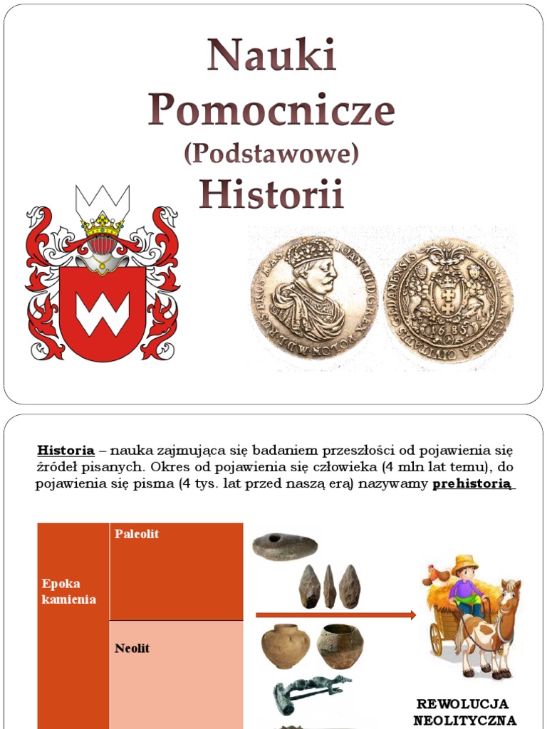 Wymień Nauki Pomocnicze Historii I Napisz Czym Się Zajmują Nauki Pomocnicze Historii 2 | PDF