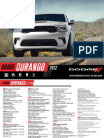 Dodge Durango 2022 Ficha Tecnica