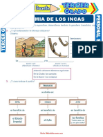 Económia de Los Incas para Tercer Grado de Primaria