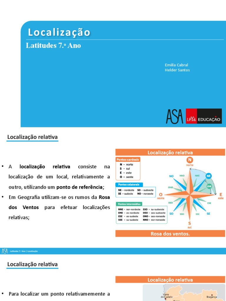 Localização Relativa e Absoluta | PDF | Geociências | Geografia, image size:768x1024
