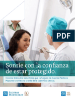 Cobertura dental amplia Seguros Monterrey