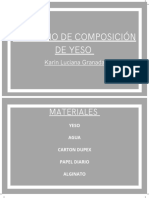 Composición de yeso 