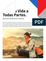 Toshiba Canvio Advance v10 Sales Sheet Spanish Web