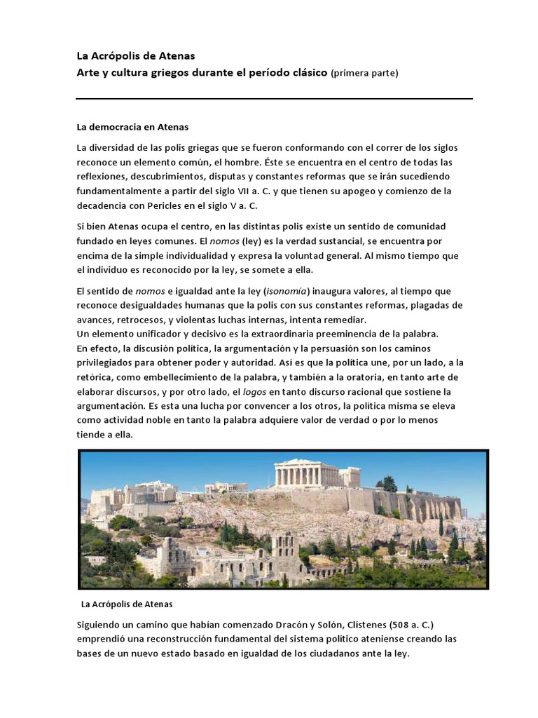 Democracia y Guerras Médicas en Atenas | PDF | Antigua Grecia ...