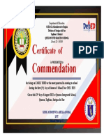 CERTIFICATES of Recognition - Early Birds