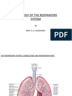 Lecture 11 HIS - RESPIRATORY SYSTEM