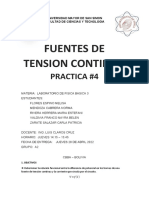 Informe 4 Fuentes de Tension Continua