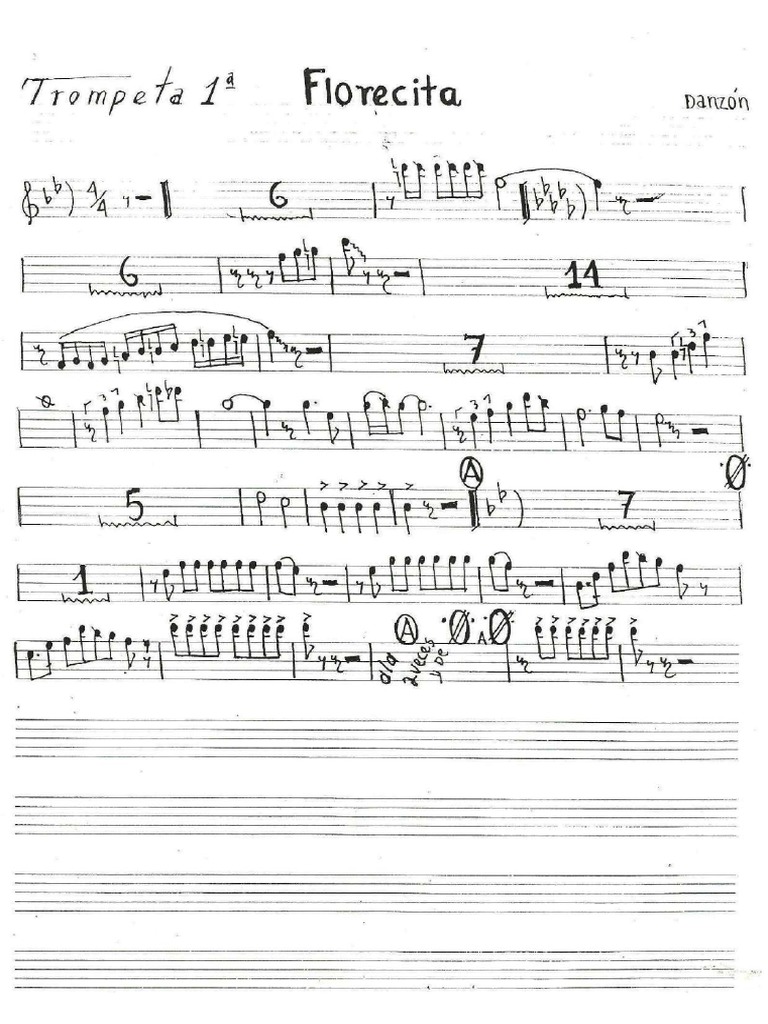 Florecita - Danzon - Banda MM | PDF